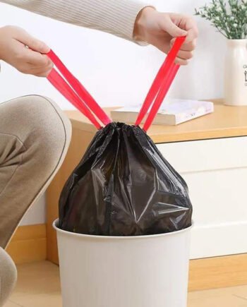 Rubbish Bag With String Automatic Closing Home Garbage Bag